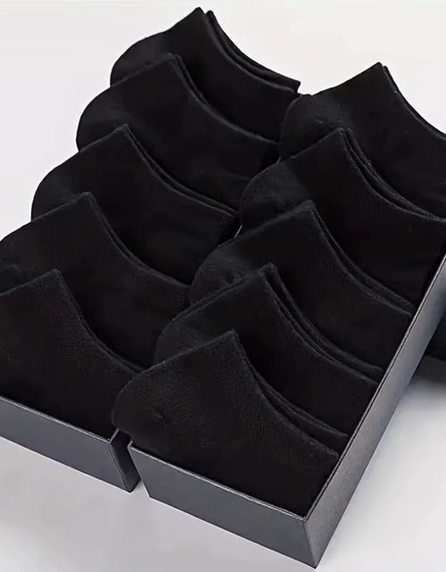 Load image into Gallery viewer, 10/20/40 Pairs Men'S Boat Socks Business Sport Sweat Absorption Mature Summer Autumn Solid Color Versatile Ankle Socks
