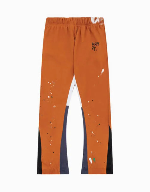 Load image into Gallery viewer, Men'S Designer Spring Graffiti-Print Sports Trousers: Letter-Print, Colour-Blocked, Drawstring, Splash-Paint Street Style
