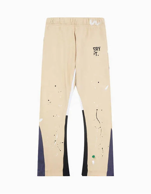 Load image into Gallery viewer, Men'S Designer Spring Graffiti-Print Sports Trousers: Letter-Print, Colour-Blocked, Drawstring, Splash-Paint Street Style
