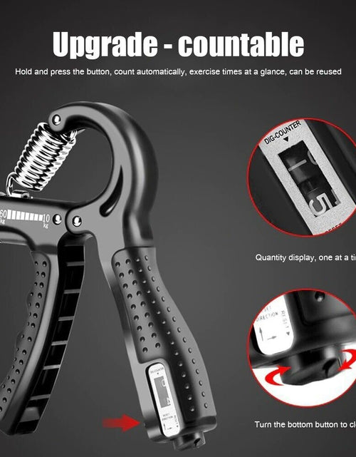Load image into Gallery viewer, Hand Grip Strength Power Trainer Gripper Strengthener Adjustable Gym Exerciser
