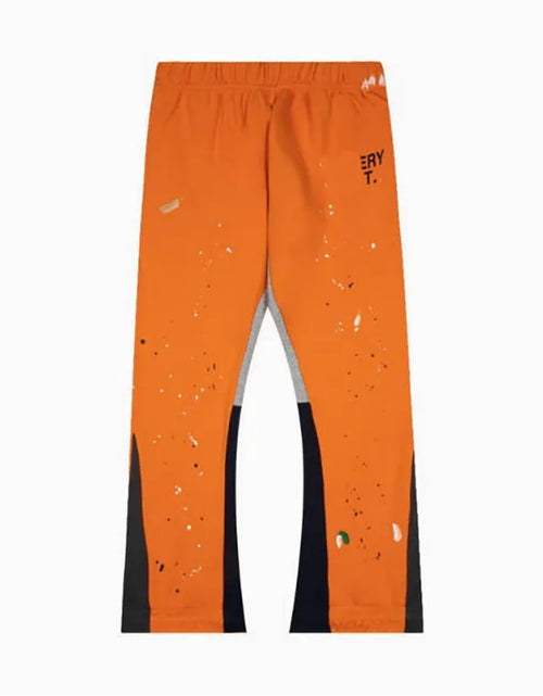 Load image into Gallery viewer, Men'S Designer Spring Graffiti-Print Sports Trousers: Letter-Print, Colour-Blocked, Drawstring, Splash-Paint Street Style

