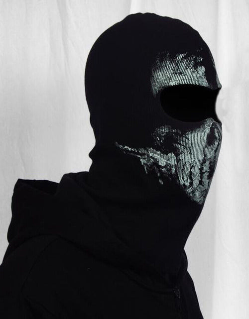Load image into Gallery viewer, Motorcycle Game Balaclava Hood Ghost Skull Full Face Cover CS Halloween Mask US
