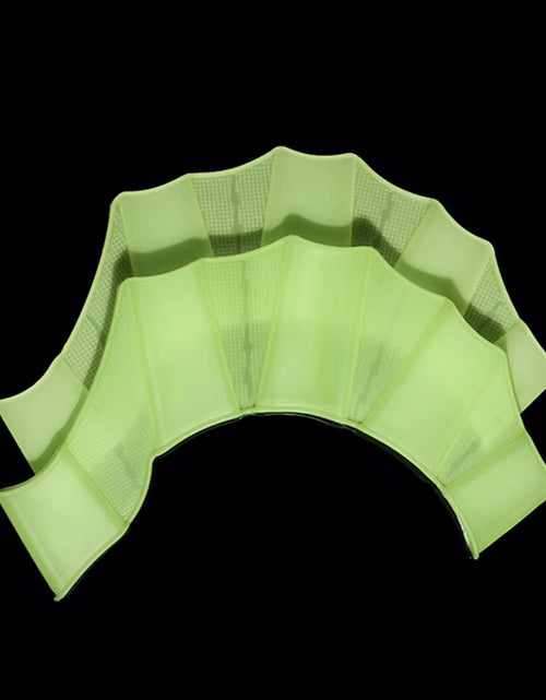 Load image into Gallery viewer, Silicone Swimming Fins Flipper Men Women Child Swim Pool Sport Professional Training Finger Hand Webbed Gloves Paddles Equipment
