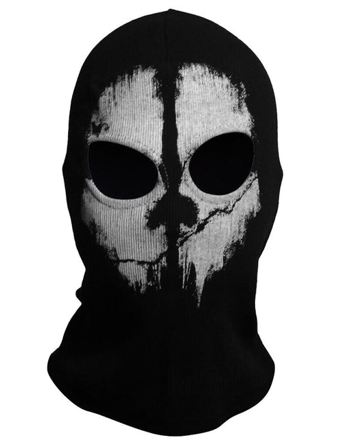 Load image into Gallery viewer, Motorcycle Game Balaclava Hood Ghost Skull Full Face Cover CS Halloween Mask US
