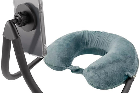 Neck Pillow for Travel Memory Foam W/ Magnetic Magsafe Phone Holder for Iphone