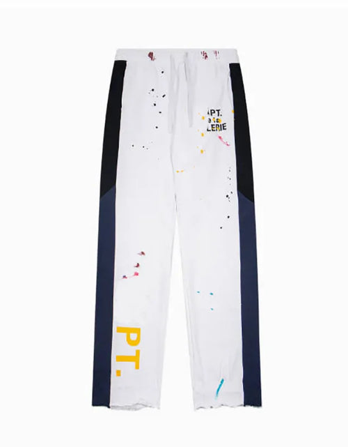 Load image into Gallery viewer, Men'S Designer Spring Graffiti-Print Sports Trousers: Letter-Print, Colour-Blocked, Drawstring, Splash-Paint Street Style
