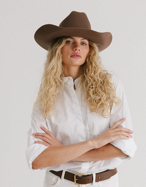 Load image into Gallery viewer, Teddy Cattleman Cowboy Hat
