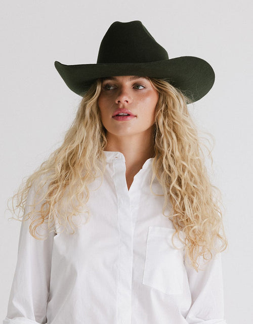 Load image into Gallery viewer, Teddy Cattleman Cowboy Hat
