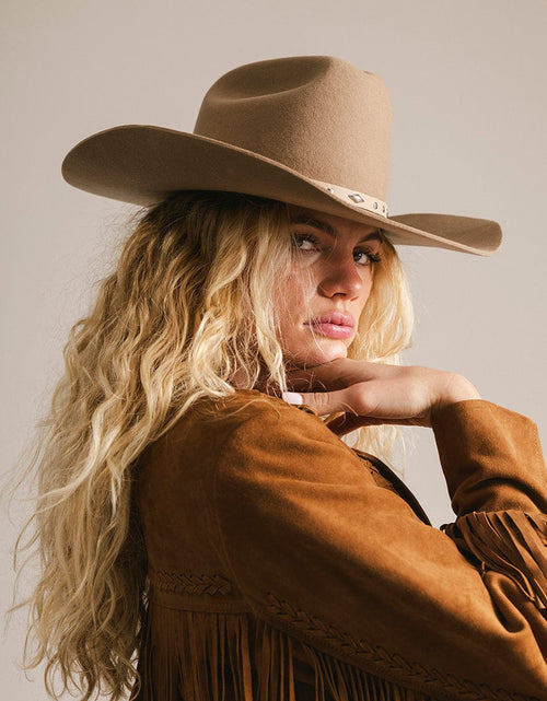 Load image into Gallery viewer, Teddy Cattleman Cowboy Hat
