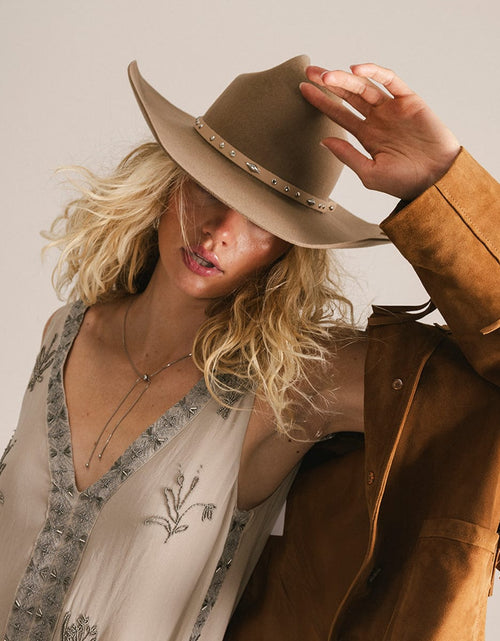 Load image into Gallery viewer, Teddy Cattleman Cowboy Hat
