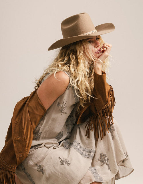 Load image into Gallery viewer, Teddy Cattleman Cowboy Hat
