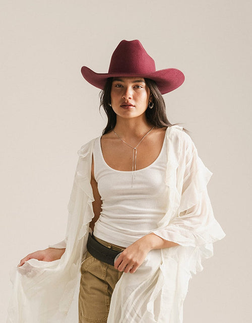 Load image into Gallery viewer, Teddy Cattleman Cowboy Hat

